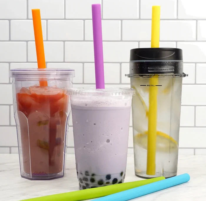 10" Silicone Large Straws
