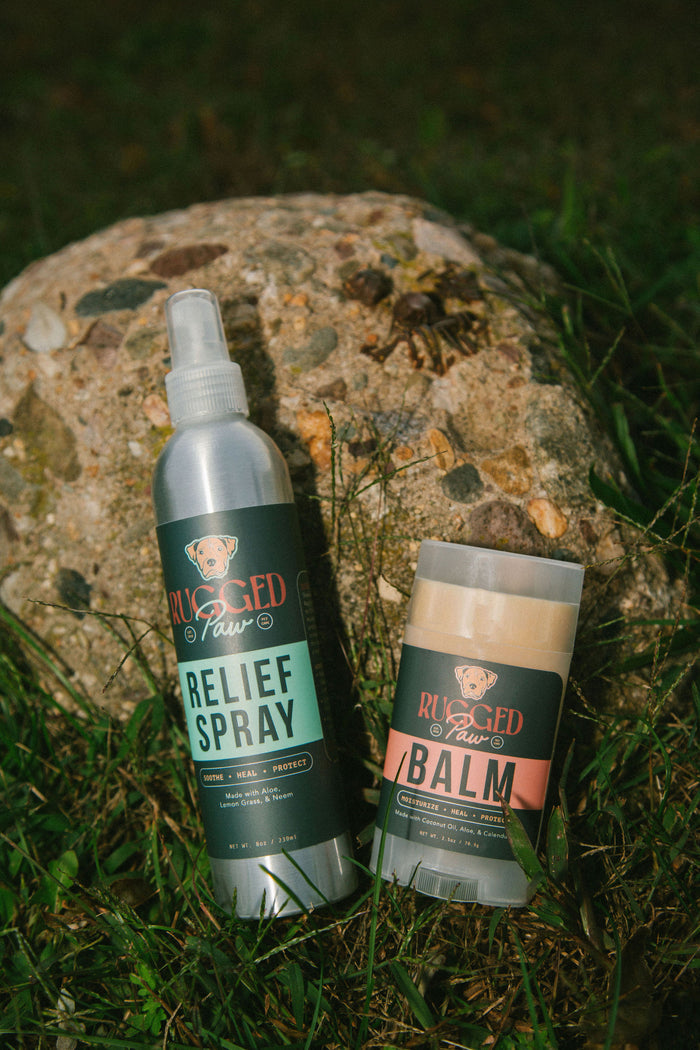 All Natural Relief Spray & Paw/Body Balm | Rugged Paw