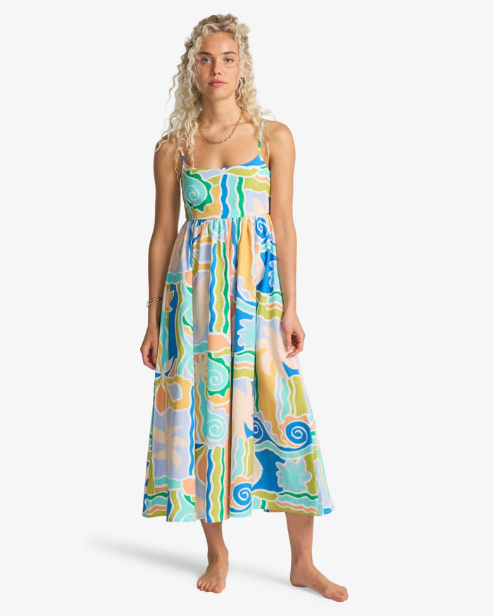 Billabong Island Life Midi Dress - Blue