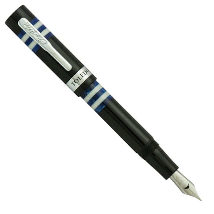 Conklin Toledo Fountain Pen - Black Blue CT