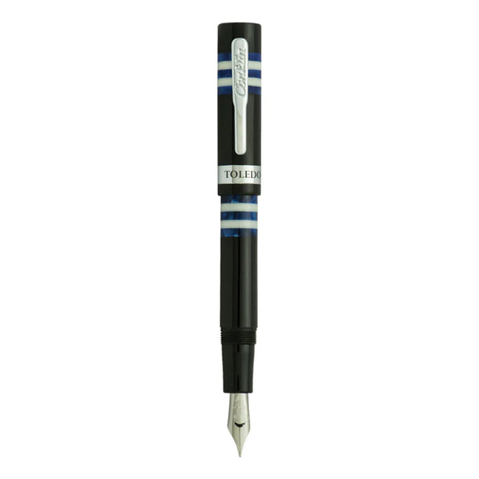 Conklin Toledo Fountain Pen - Black Blue CT