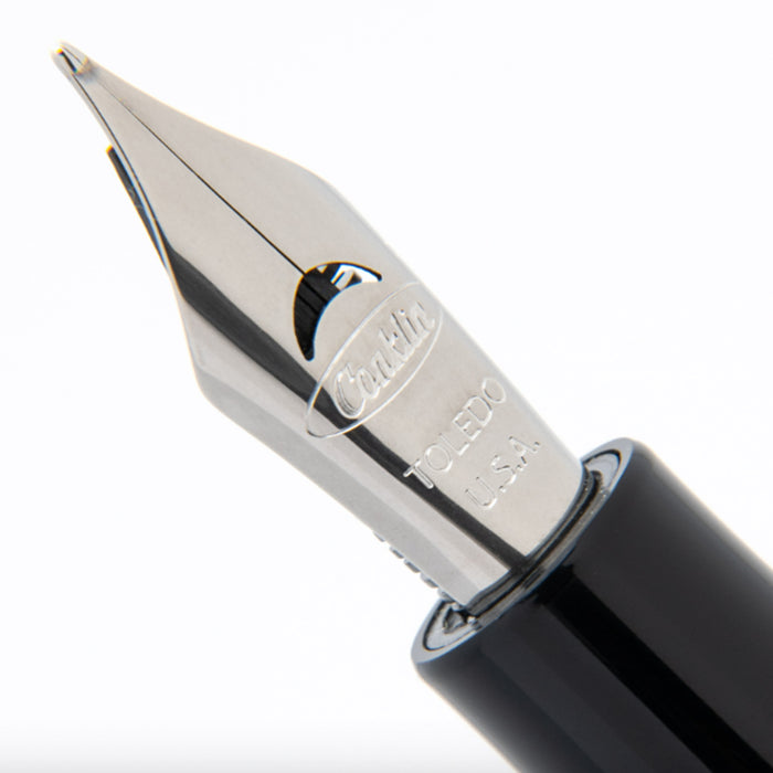 Conklin Toledo Fountain Pen - Black Blue CT