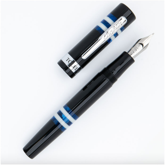 Conklin Toledo Fountain Pen - Black Blue CT