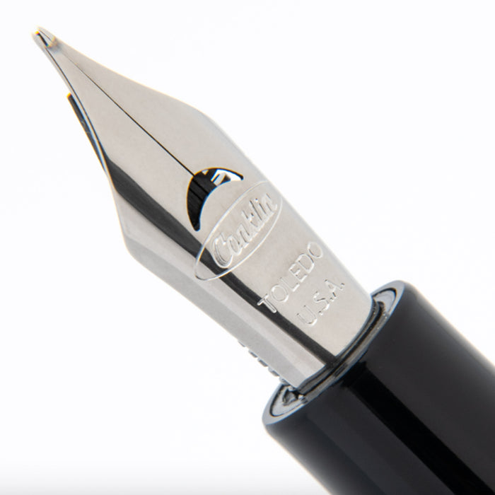 Conklin Toledo Fountain Pen - Black Orange CT
