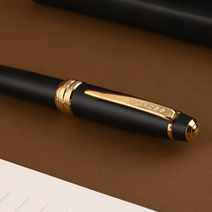 Cross Bailey Ball Pen - Matte Black GT 7