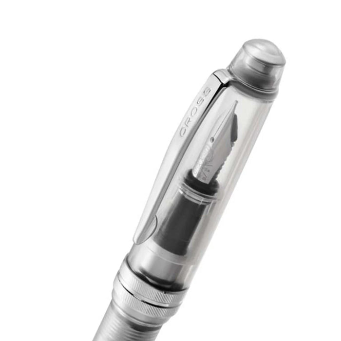 Cross Bailey Light Fountain Pen - Translucent Clear CT