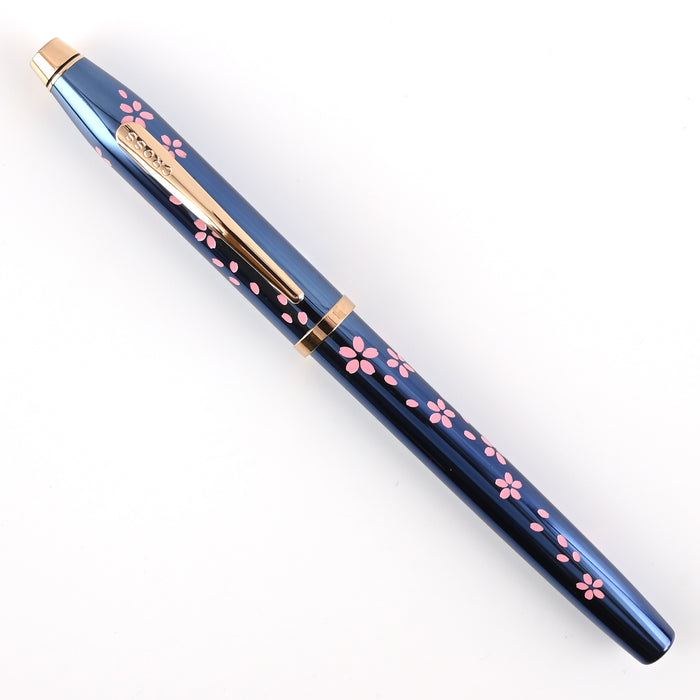 Cross Century II Cherry Blossom Roller Ball Pen - Translucent Blue RGT (Special Edition) 7