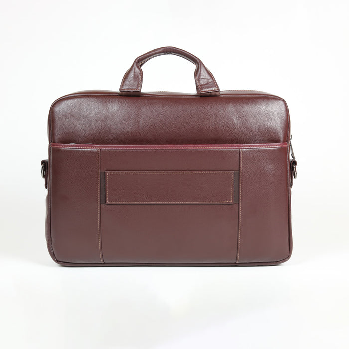 Elan Foam Executive Laptop Bag - Brown 3