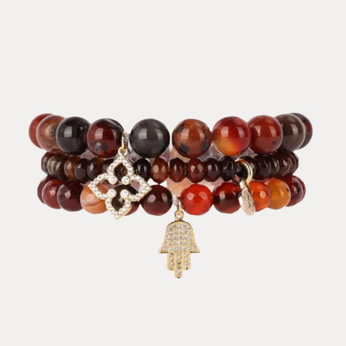 Gstaad Bracelet Set of 3 | Quartz Crystal Bracelets