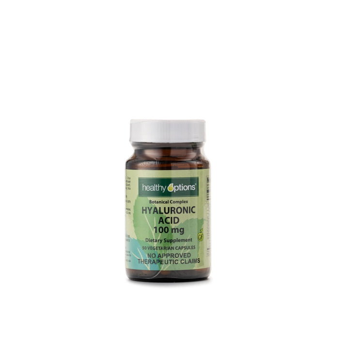 Healthy Options Hyaluronic Acid 100mg with Botanical Complex 50 Capsules