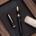 Hongdian 660 Wood Fountain Pen - Black GT 1