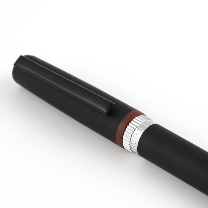 Hugo Boss Gear Roller Ball Pen - Black PVD