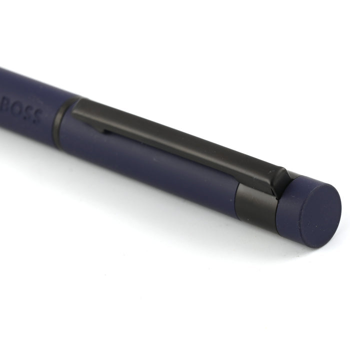 Hugo Boss Loop Ball Pen - Matte Blue PVD