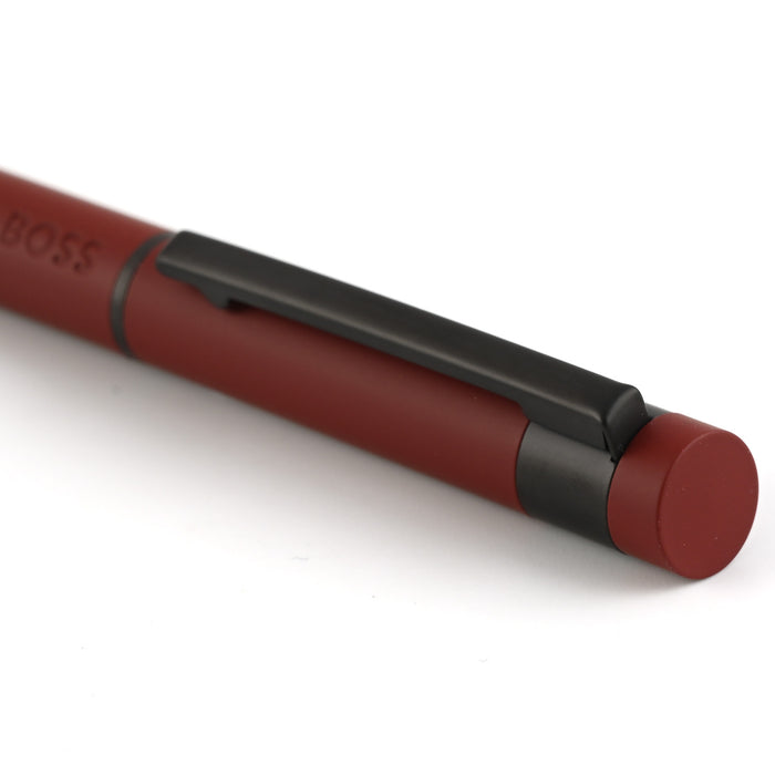 Hugo Boss Loop Ball Pen - Matte Red PVD 3