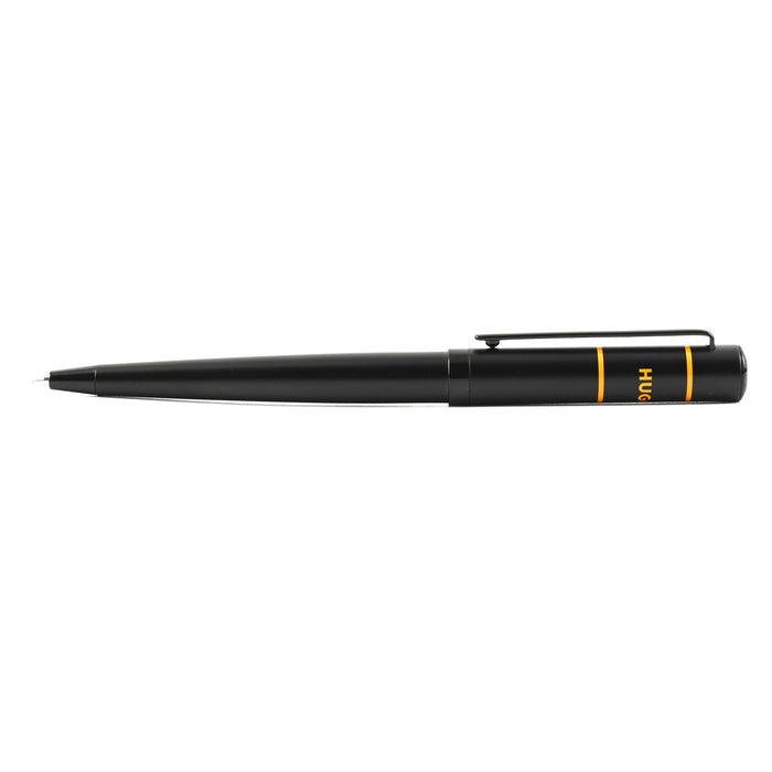 Hugo Boss Ribbon Matrix Ball Pen - Black & Yellow PVD 4