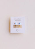 JAX KELLY Huggies - Fire Opal Earring