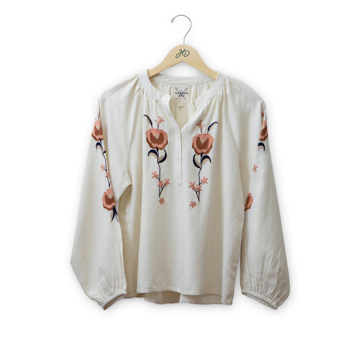 Julia Embroidered Top #CRWW005