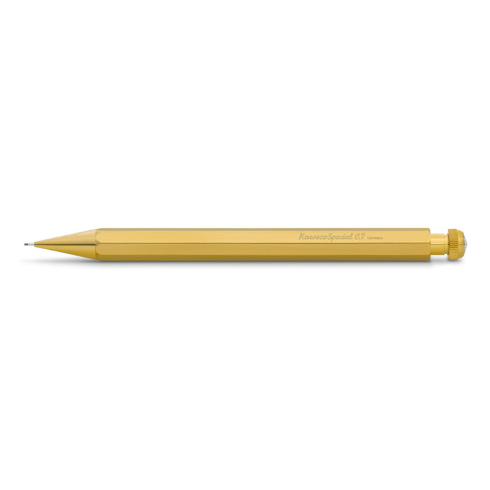 Kaweco Special 0.7mm Mechanical Pencil with Optional Clip - Brass 4