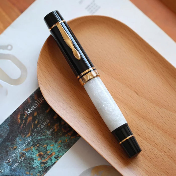 Majohn (Moonman) P139 No.6 Fountain Pen - White GT 4