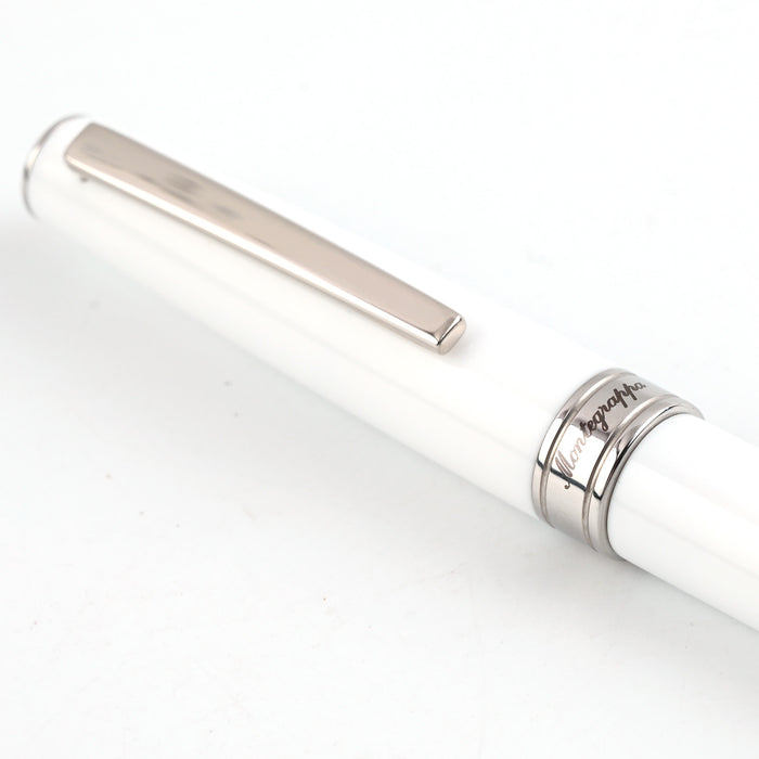 Montegrappa Armonia Roller Ball Pen - Frost White CT
