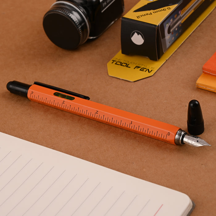 Monteverde 9 Function Tool Fountain Pen - Orange BT 6