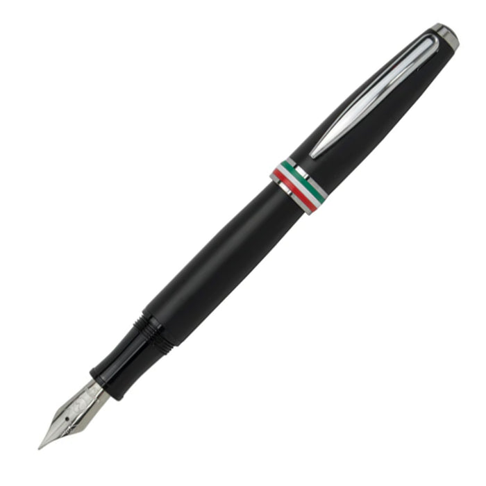 Monteverde Aldo Domani Italia Fountain Pen - Matte Black CT