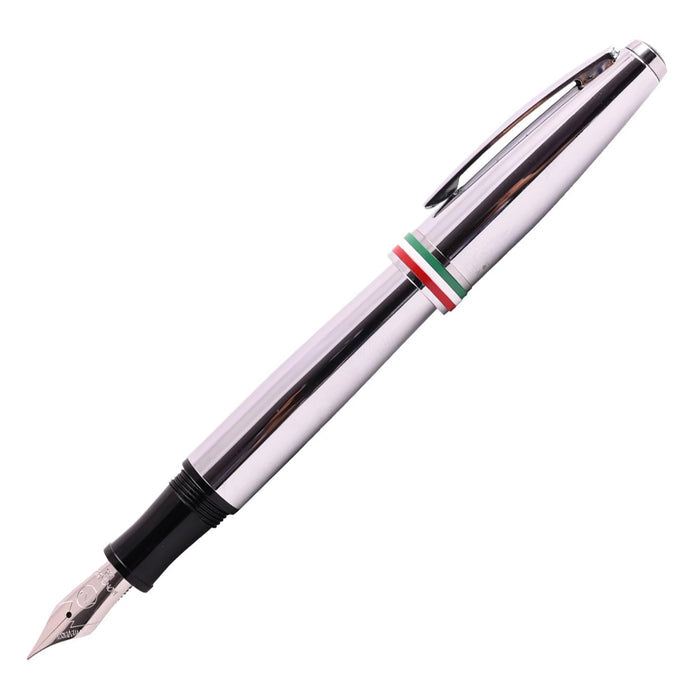 Monteverde Aldo Domani Italia Fountain Pen - Mirror Chrome CT