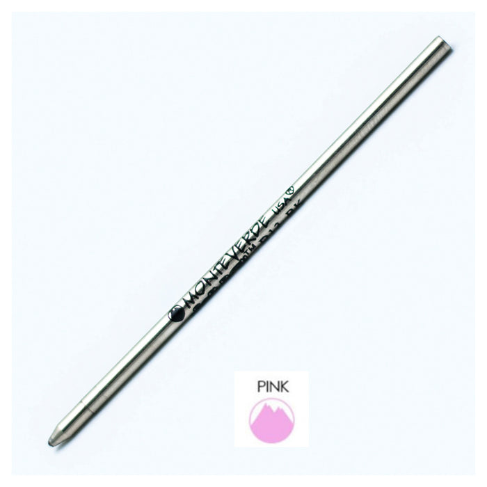 Monteverde Mini Ball Pen Refill for Multi Pen - Medium - Pink - Pack of 4 1