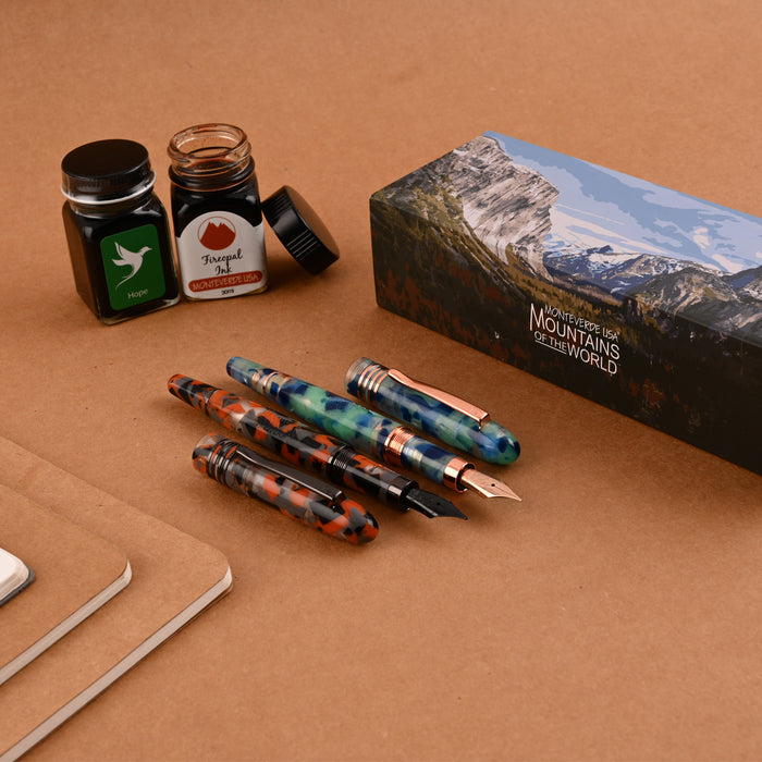 Monteverde Mountains of the World Fountain Pen - Ruby CT 7