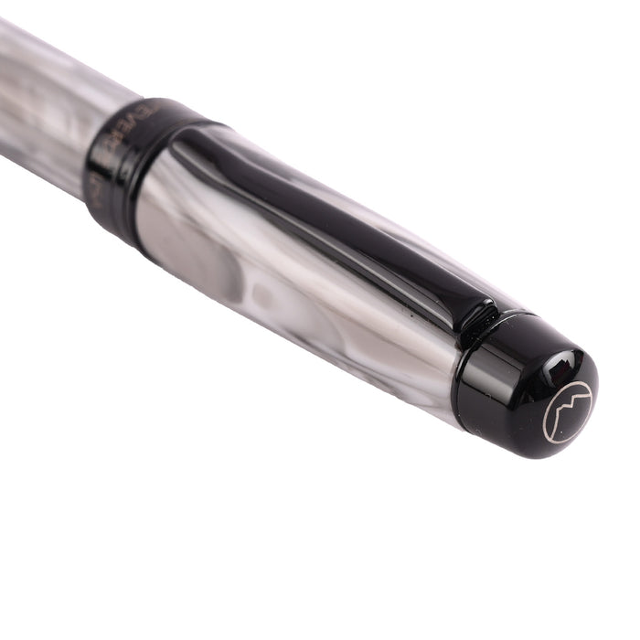 Monteverde Prima Fountain Pen - Grey Swirl BT 4