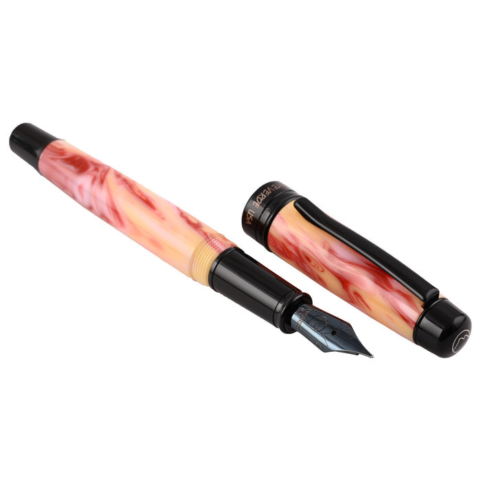 Monteverde Prima Fountain Pen - Red Swirl BT 2