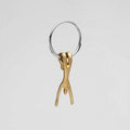 Mukul Goyal Acrobat Keychain - Burnished Brass 1