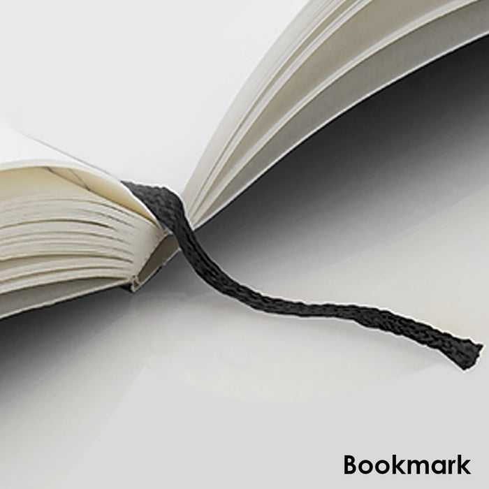 myPAPERCLIP Binary Series Hard Cover Notebook - Red - A5 - Plain 5