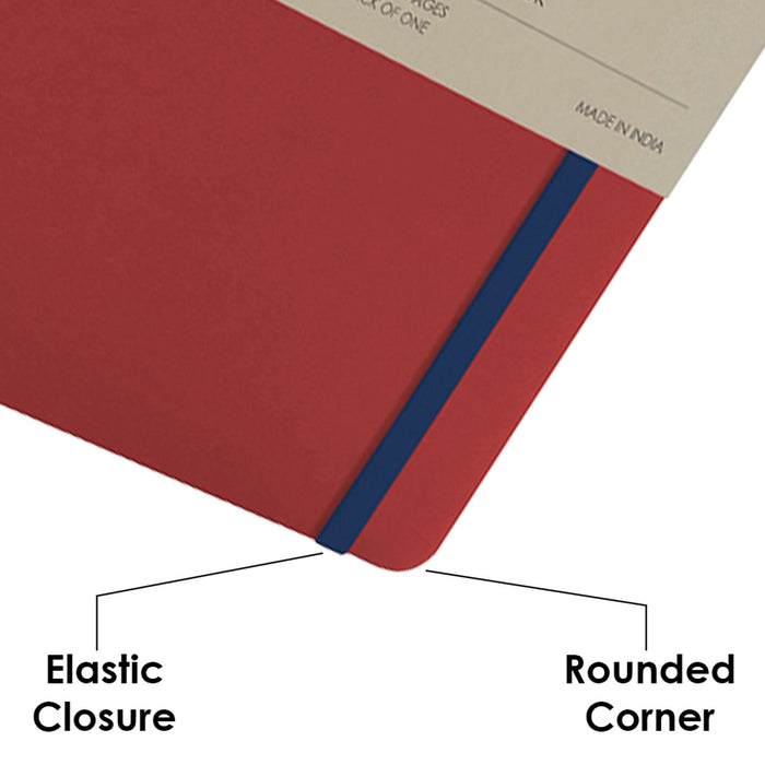myPAPERCLIP Binary Series Hard Cover Notebook - Red - A5 - Plain 6