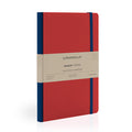 myPAPERCLIP Binary Series Hard Cover Notebook - Red - A5 - Ruled 1