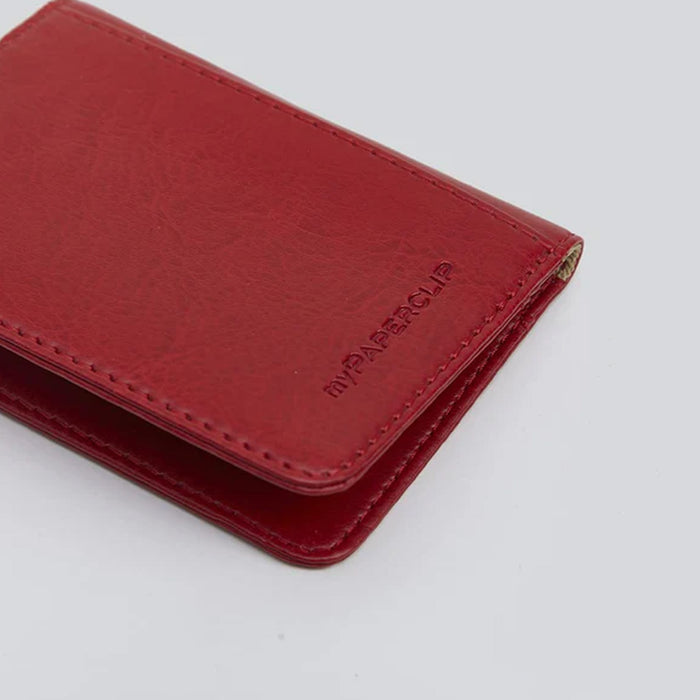 myPAPERCLIP Classic Card Holder Wallet - Red 5