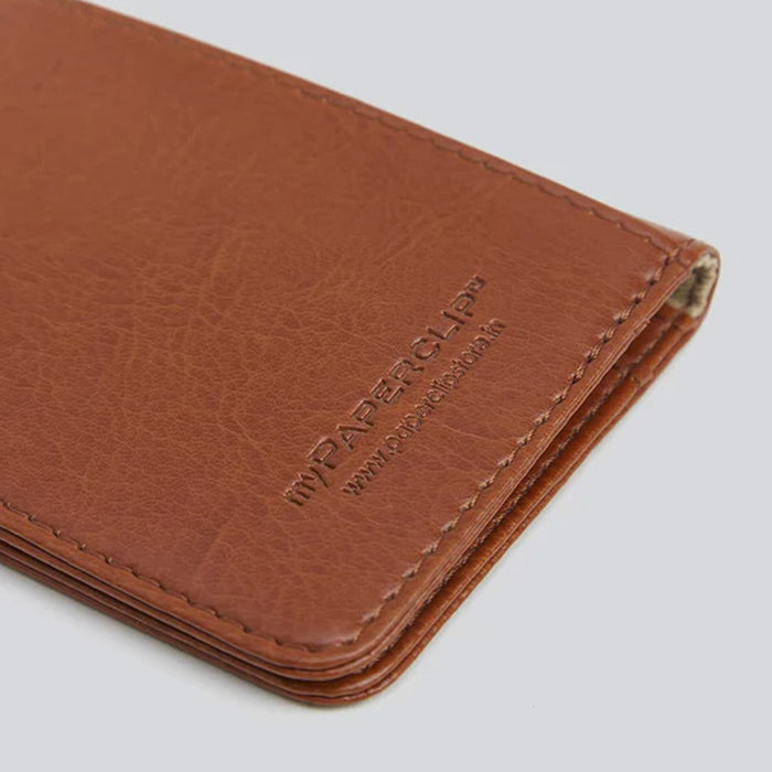 myPAPERCLIP Classic Card Holder Wallet - Tan 6