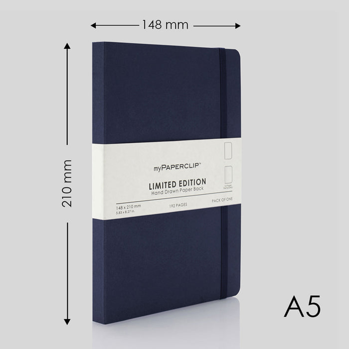 myPAPERCLIP Limited Edition Soft Cover Notebook - Imperial - A5 - Plain 2