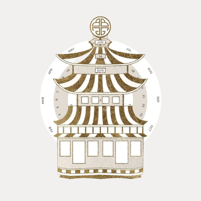 High Quality Desk Calendar | Pagoda Inspired | BuDhaPaper by BuDhaGirl