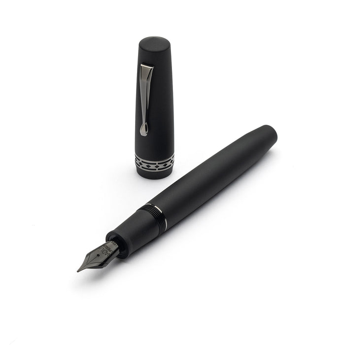Radius 1934 Settimo Fountain Pen - Matte Black RT 1
