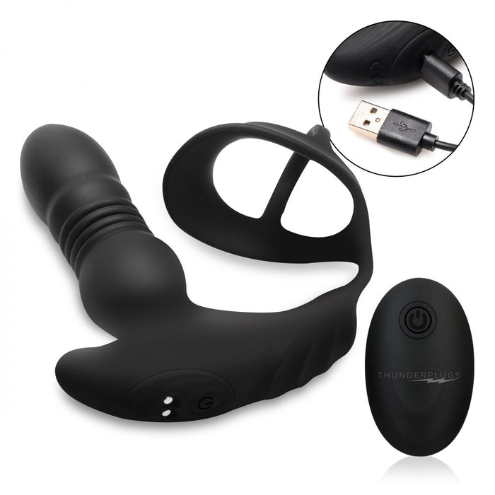 Remote Thrusting Vibrator with C&B Ring