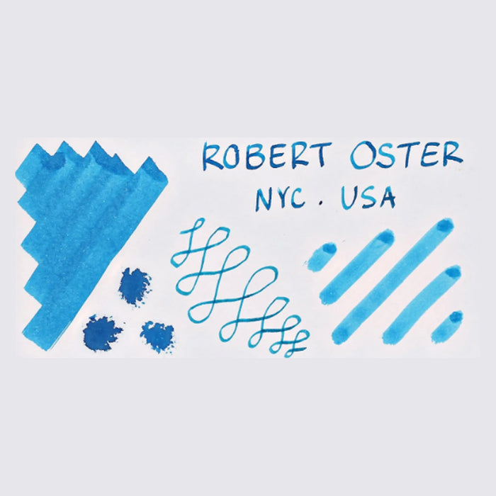 Robert Oster Signature NYC USA Ink Bottle, Blue - 50ml