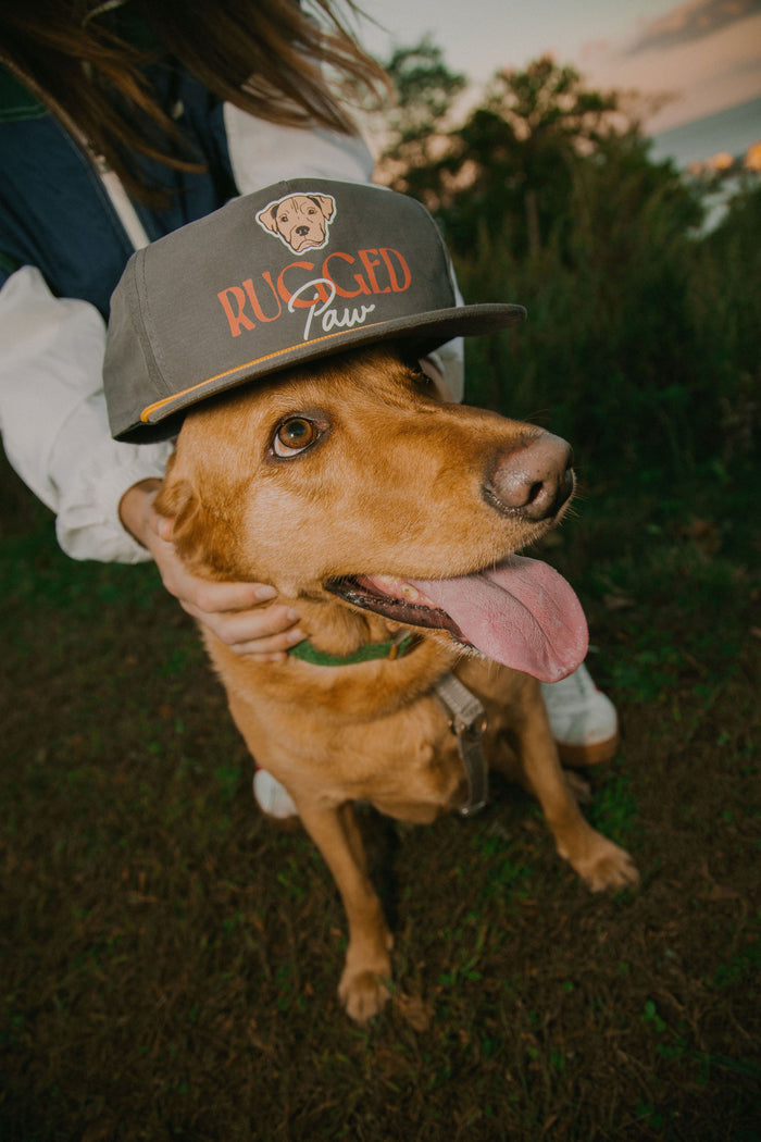 RUGGED PAW PRINTED SNAPBACK HAT