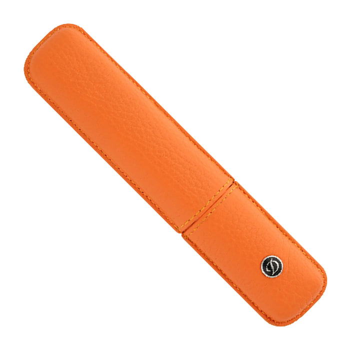 S. T. Dupont Rigid Leather 1 Pen Holder - Orange