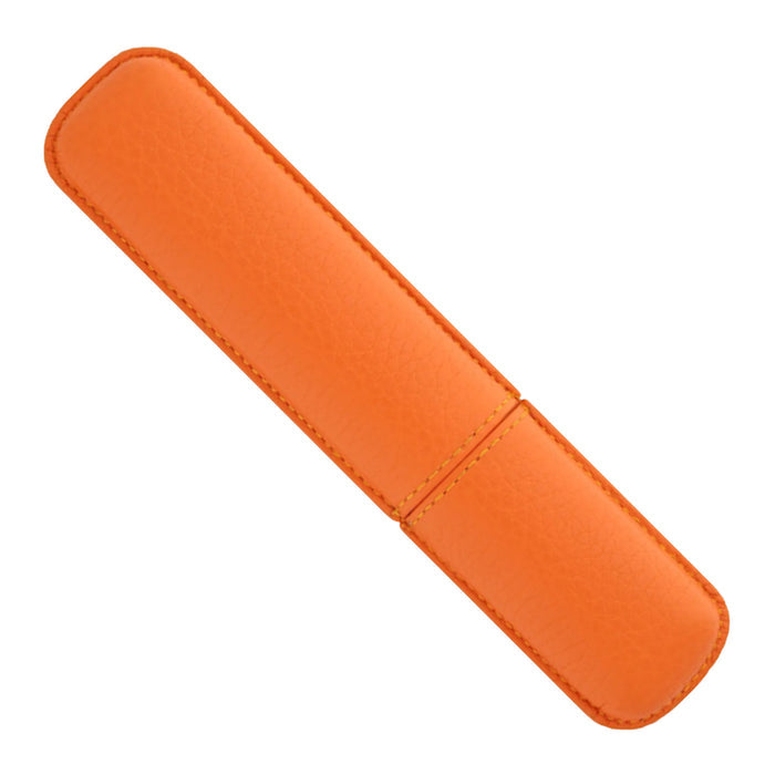 S. T. Dupont Rigid Leather 1 Pen Holder - Orange