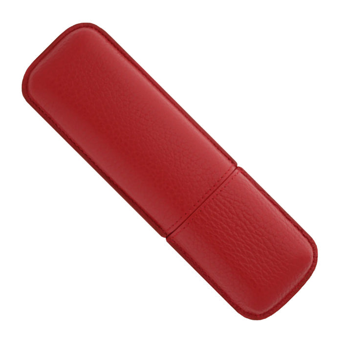 S. T. Dupont Rigid Leather 2 Pen Holder - Red