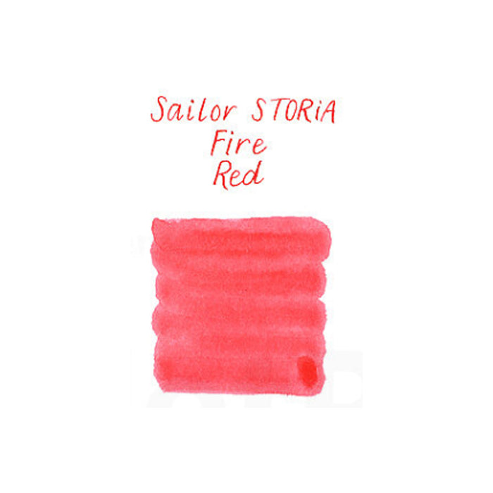 Sailor Storia Pigment Ink Bottle, Fire Red - 20ml
