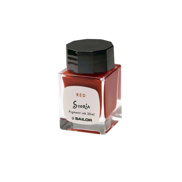 Sailor Storia Pigment Ink Bottle, Fire Red - 20ml