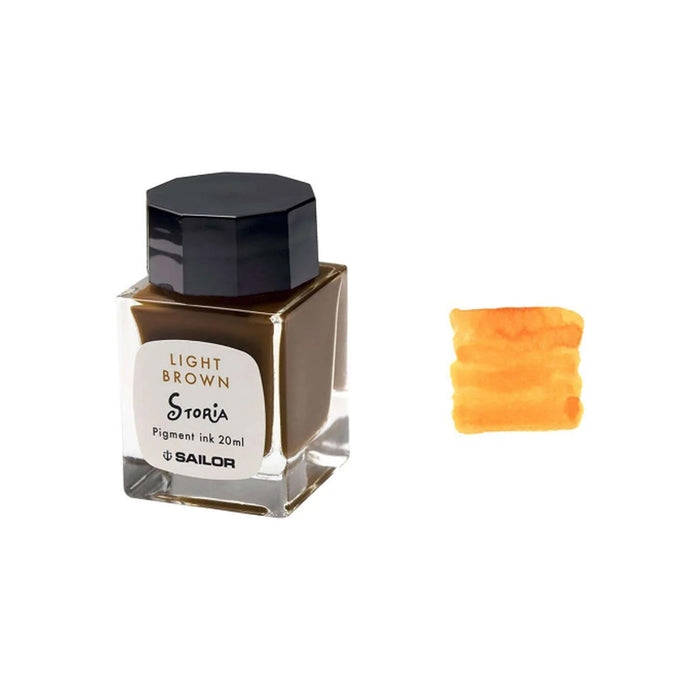 Sailor Storia Pigment Ink Bottle, Lion Brown - 20ml