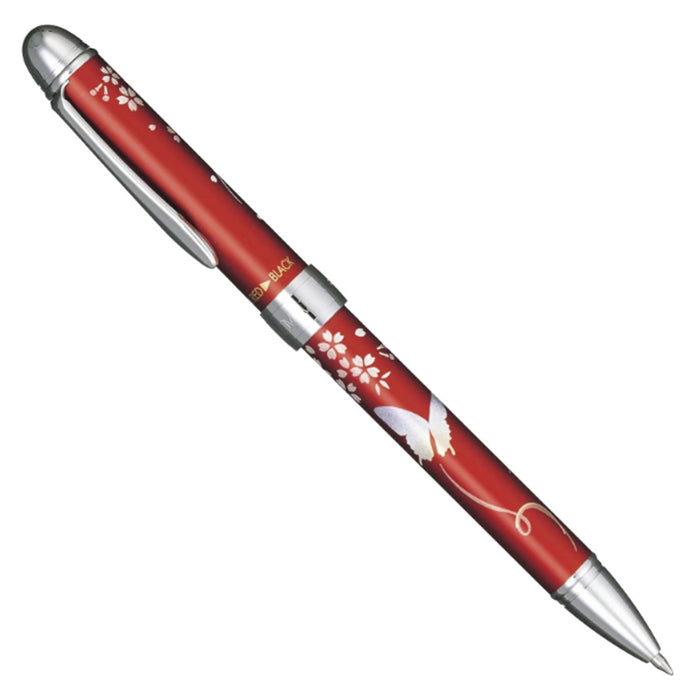Sailor Yubi Maki-e Butterfly Multifunction Pen - Red CT